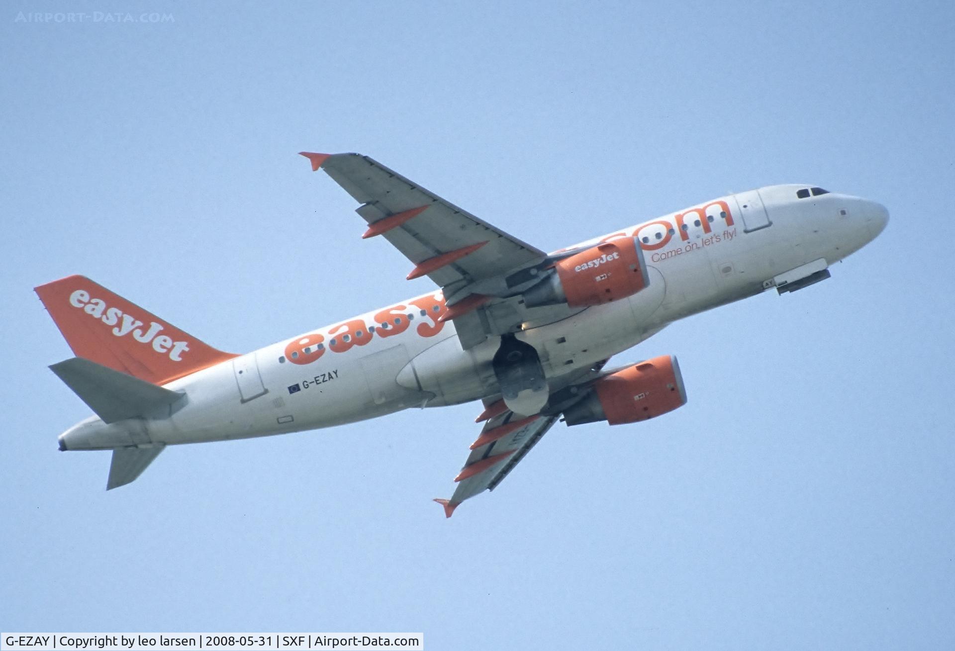 G-EZAY, 2006 Airbus A319-111 C/N 2827, Berlin SXF 31.5.2008