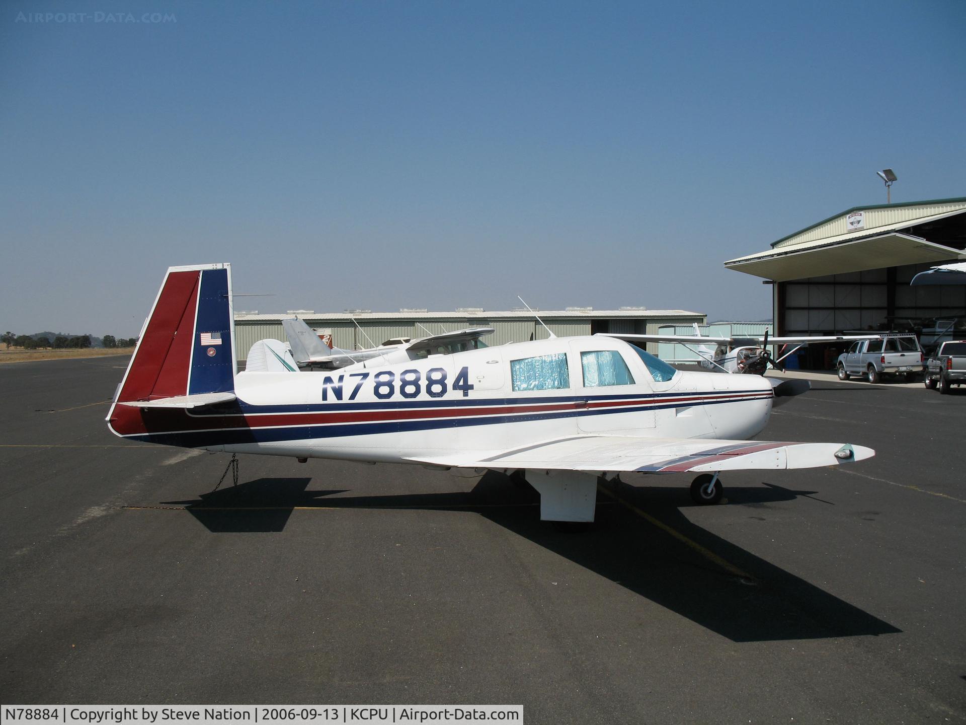 N78884, 1964 Mooney M20C Ranger C/N 2899, Locally-based 1964 Mooney M20E @ Maury Rasmussen Field/Calaveras County Airport, San Andreas, CA (now registered to owner in Fort Worth, TX)