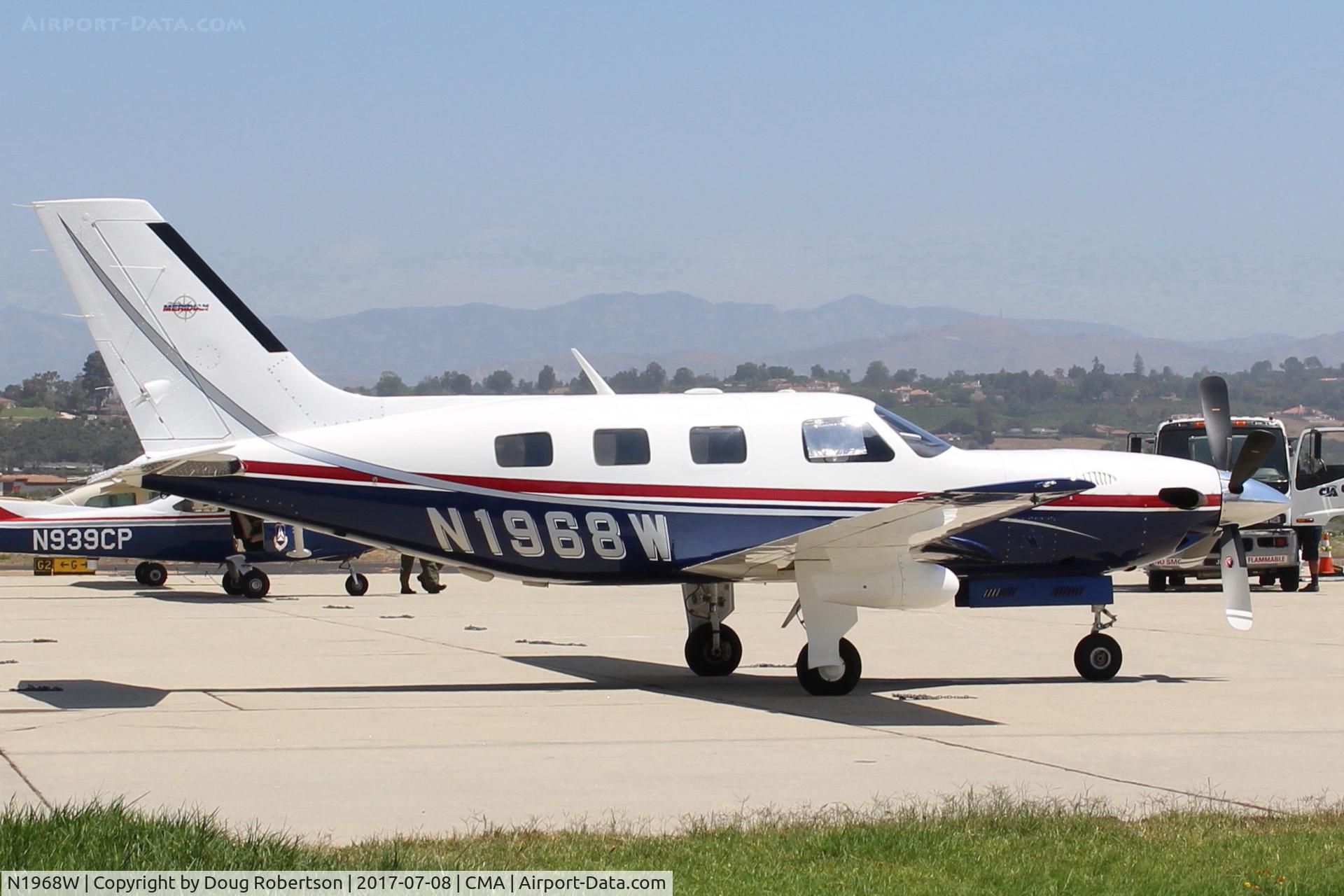 N1968W, 2001 Piper PA-46-500TP C/N 4697115, 2001 Piper PA-46-500TP MALIBU MERIDIAN, one P&W(C)PT6A-42A Turboprop derated to 500 sHp for takeoff, 6 seats