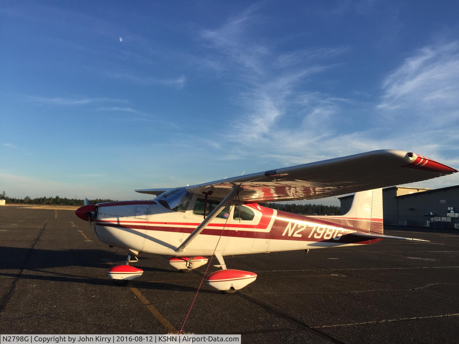 N2798G, 1959 Cessna 182B Skylane C/N 52098, At Shelton Sanderson Field, 2016