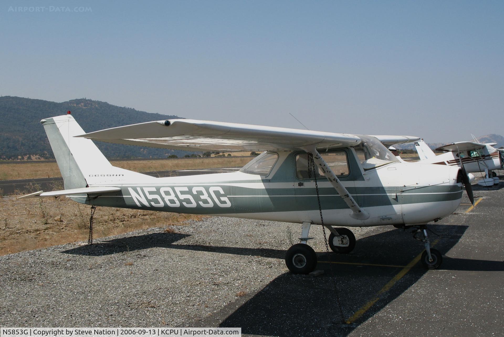 N5853G, 1969 Cessna 150K C/N 15071353, Locally-based 1969 Cessna 150K @ Maury Rasmussen Field/Calaveras County Airport, San Andreas, CA