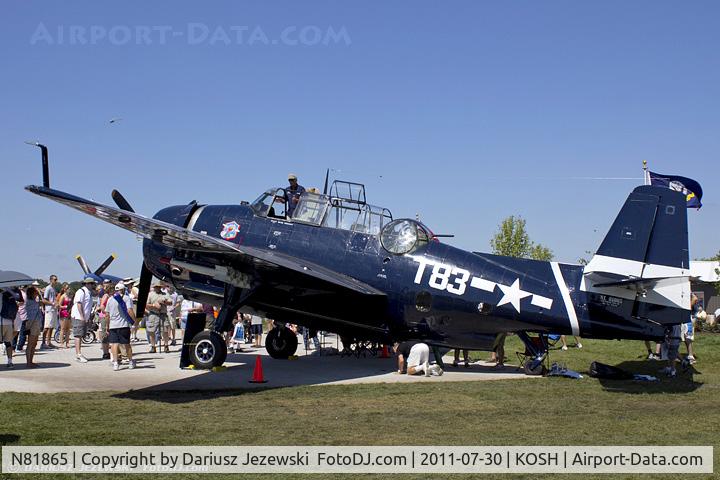 N81865, 1945 Grumman TBM-3E Avenger C/N 5632, Grumman TBM-3E Avenger CN 5632, NL81865