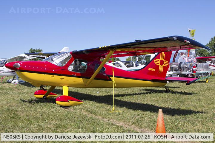 N505KS, 2007 Glasair GS-2 Sportsman C/N 7185, GS-2 Sportsman CN 7185, N505KS