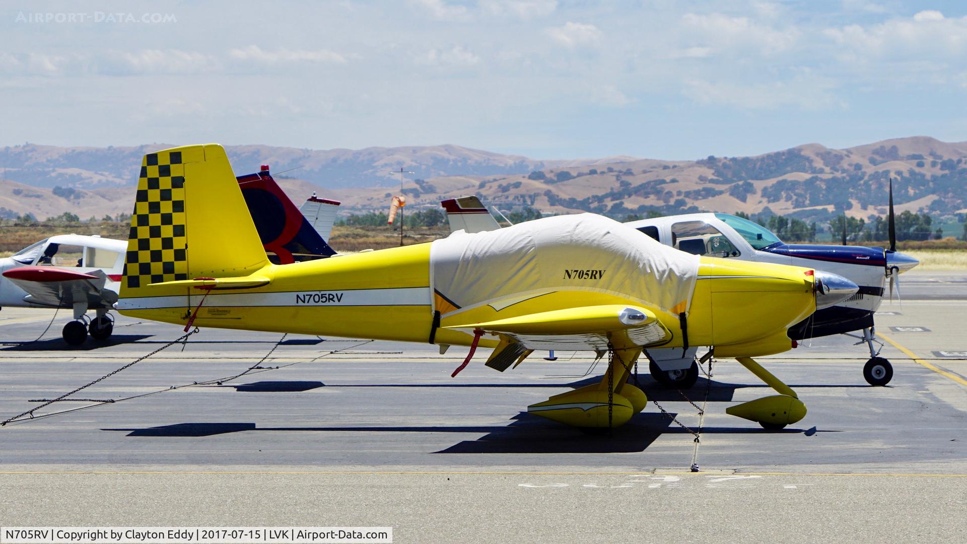 N705RV, 2004 Vans RV-7A C/N 70102, Livermore Airport California. 2017.