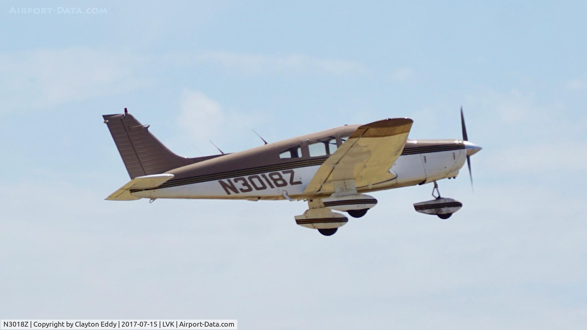 N3018Z, 1979 Piper PA-28-161 C/N 28-7916398, Livermore Airport California. 2017.