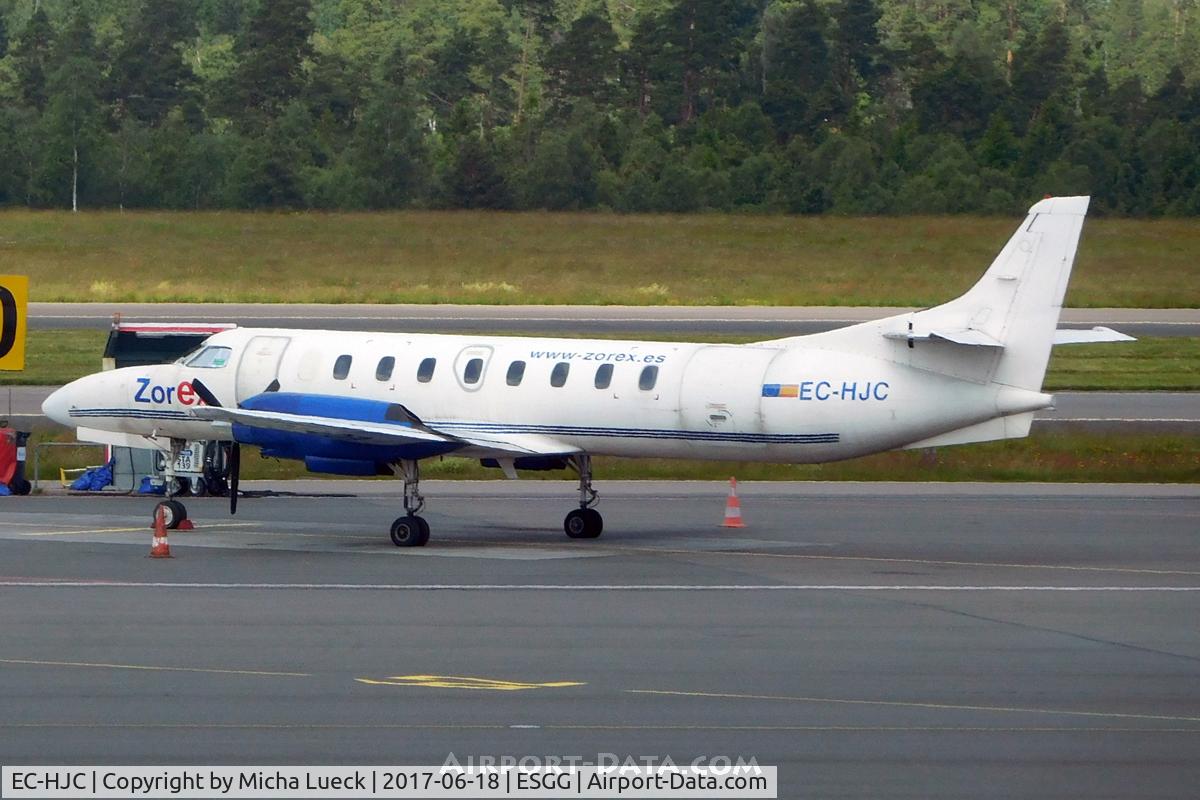 EC-HJC, 1979 Swearingen SA-226TC Metro II C/N TC-318, At Gothenburg