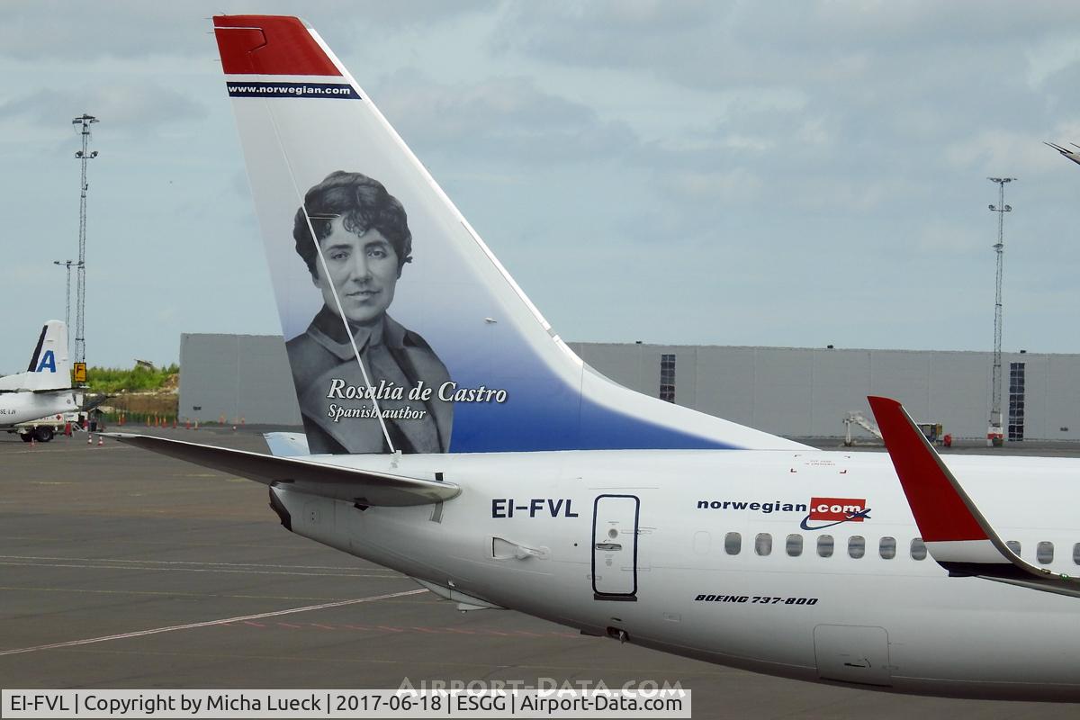 EI-FVL, 2017 Boeing 737-86N C/N 42084, At Gothenburg