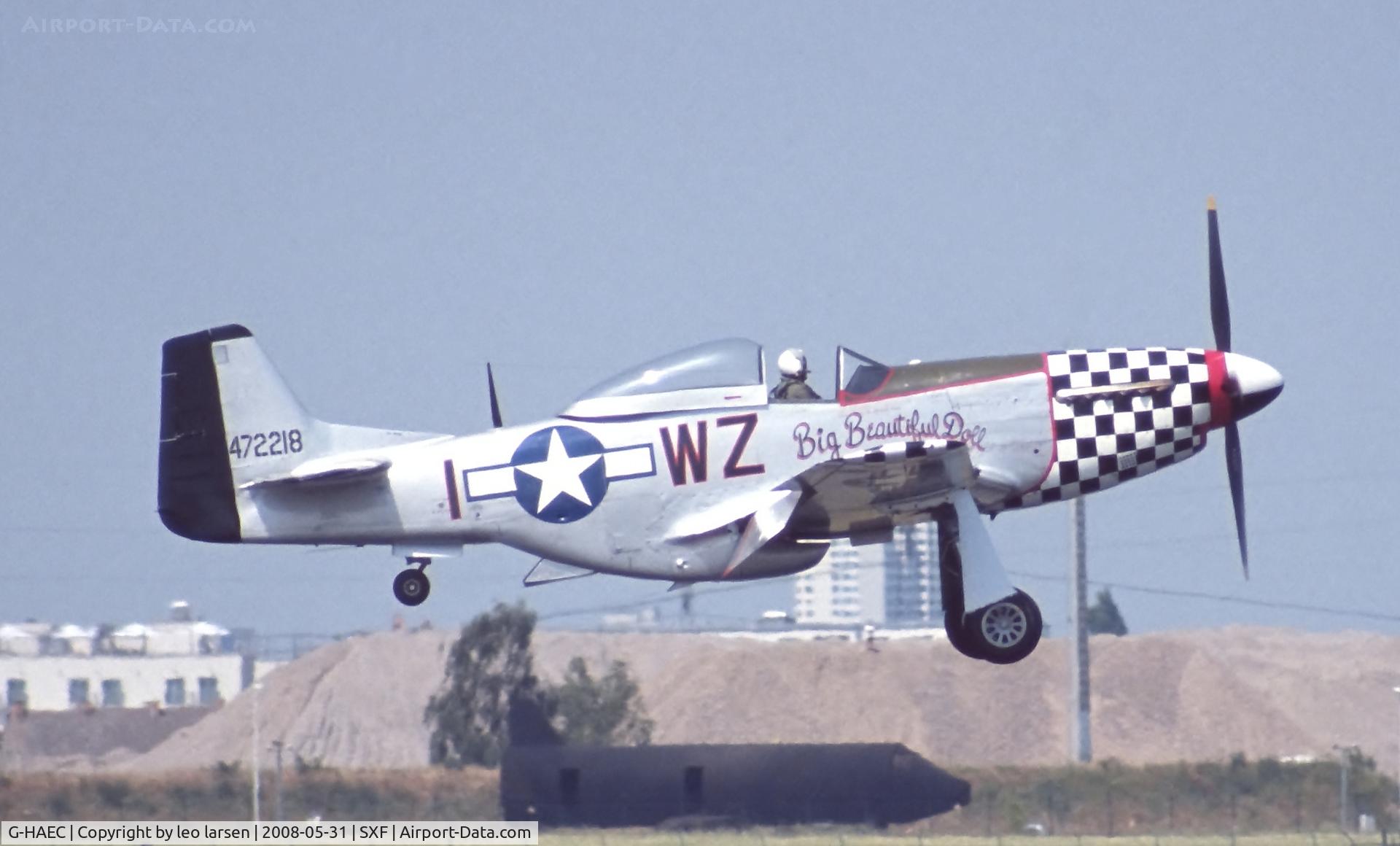 G-HAEC, 1951 Commonwealth CA-18 Mustang 22 (P-51D) C/N CACM-192-1517, Berlin Air Show 31.5.2008