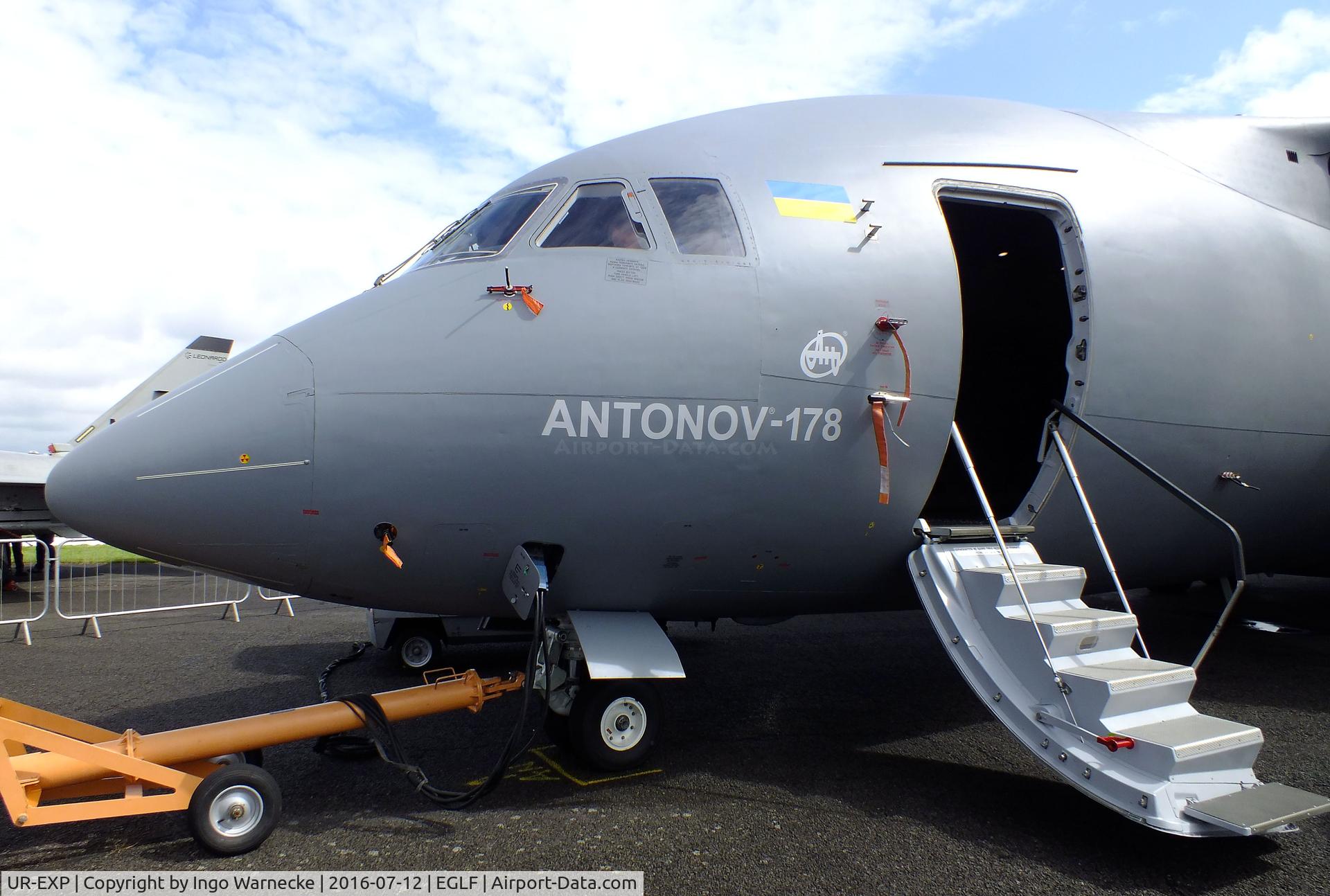 UR-EXP, 2015 Antonov An-178 C/N 178/01-01, Antonov An-178 at Farnborough International 2016