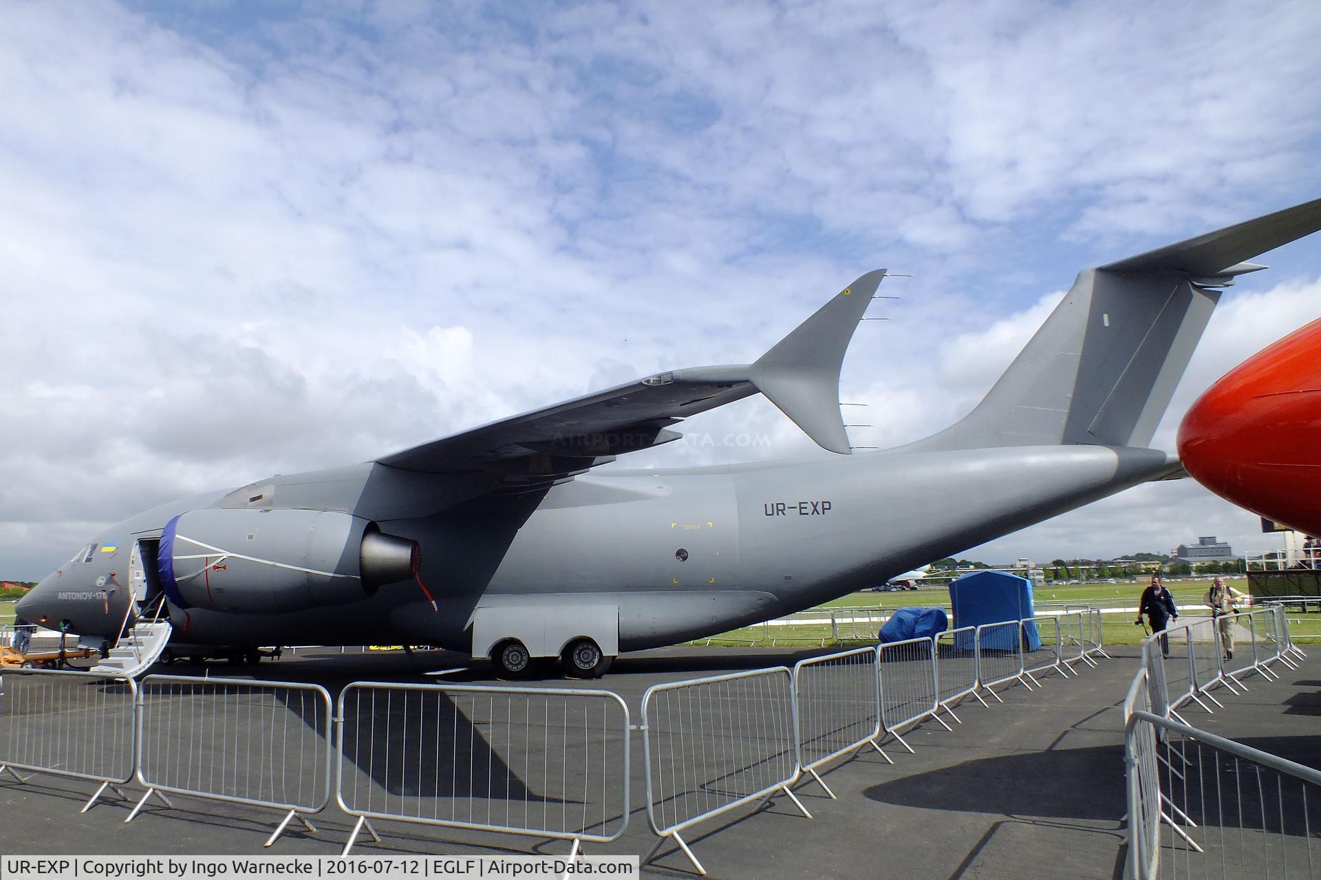 UR-EXP, 2015 Antonov An-178 C/N 178/01-01, Antonov An-178 at Farnborough International 2016