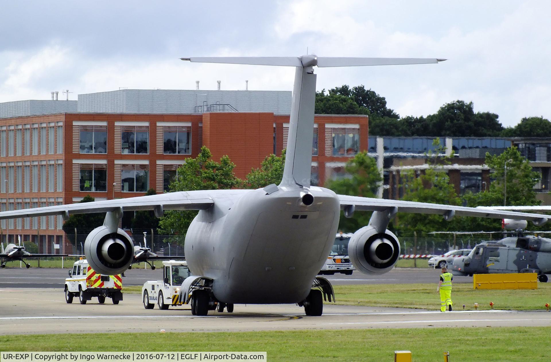 UR-EXP, 2015 Antonov An-178 C/N 178/01-01, Antonov An-178 at Farnborough International 2016