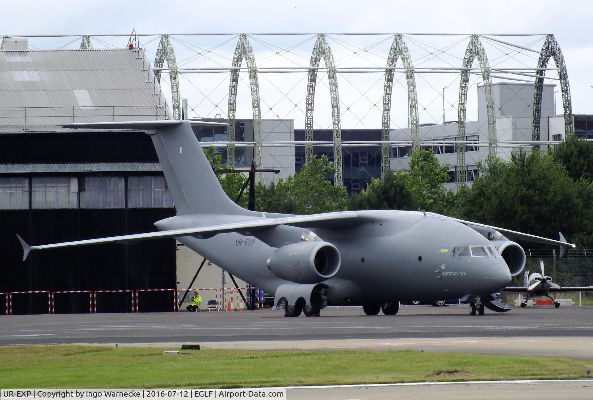 UR-EXP, 2015 Antonov An-178 C/N 178/01-01, Antonov An-178 at Farnborough International 2016