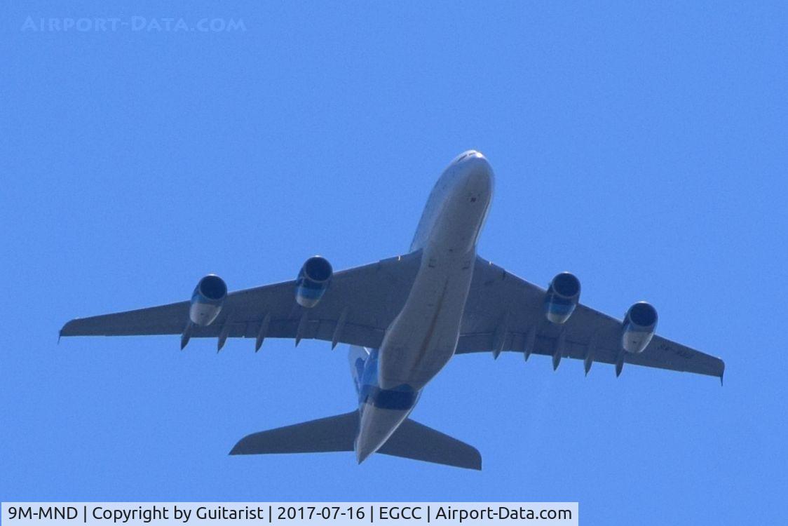9M-MND, 2012 Airbus A380-841 C/N 089, Departing Manchester
