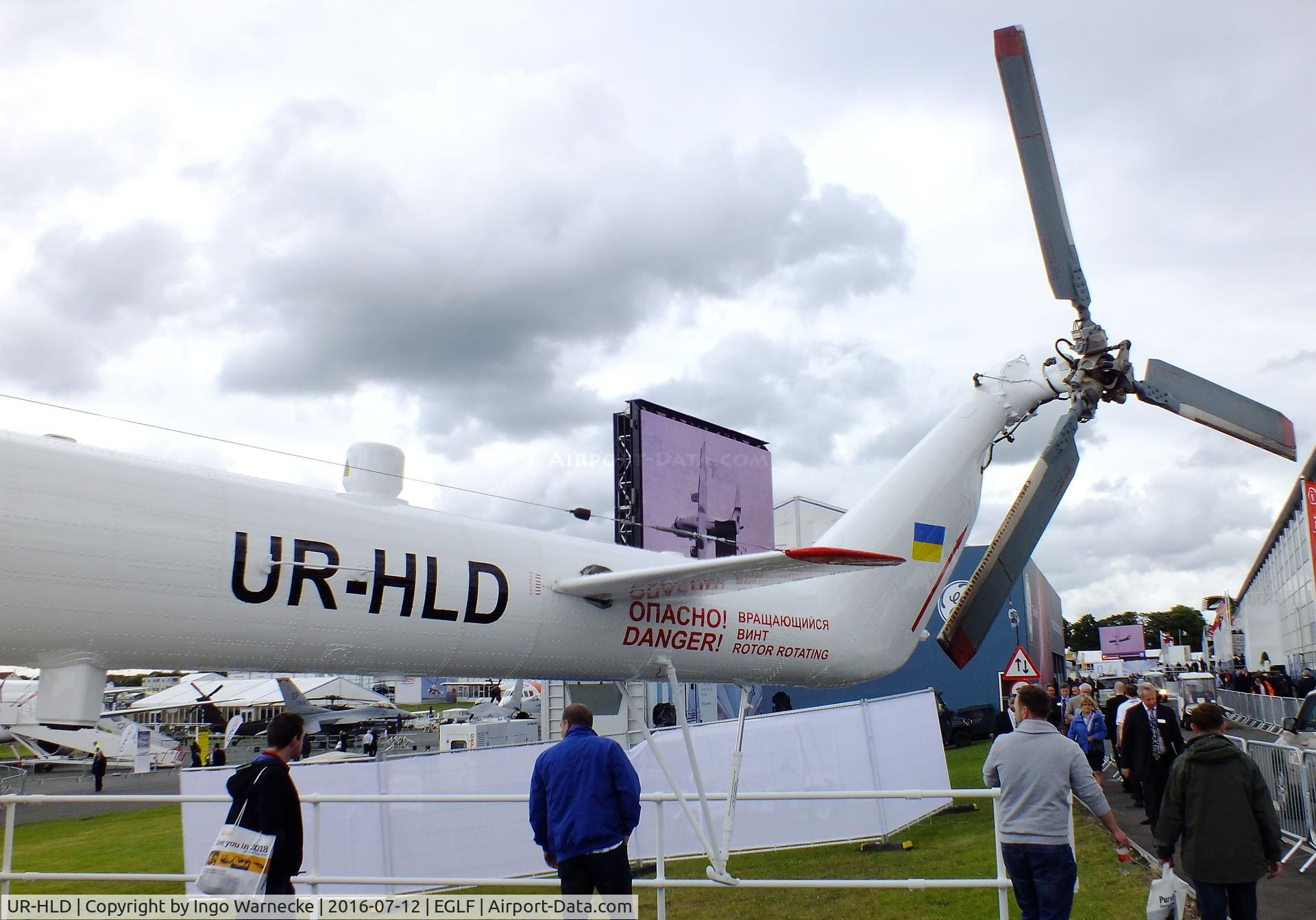 UR-HLD, Mil Mi-8MTB C/N 94915, Mil Mi-8MTB-1 / Mi-17-1V HIP at Farnborough International 2016