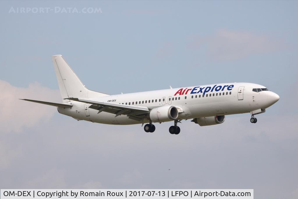 OM-DEX, 1997 Boeing 737-46J C/N 28867, Landing