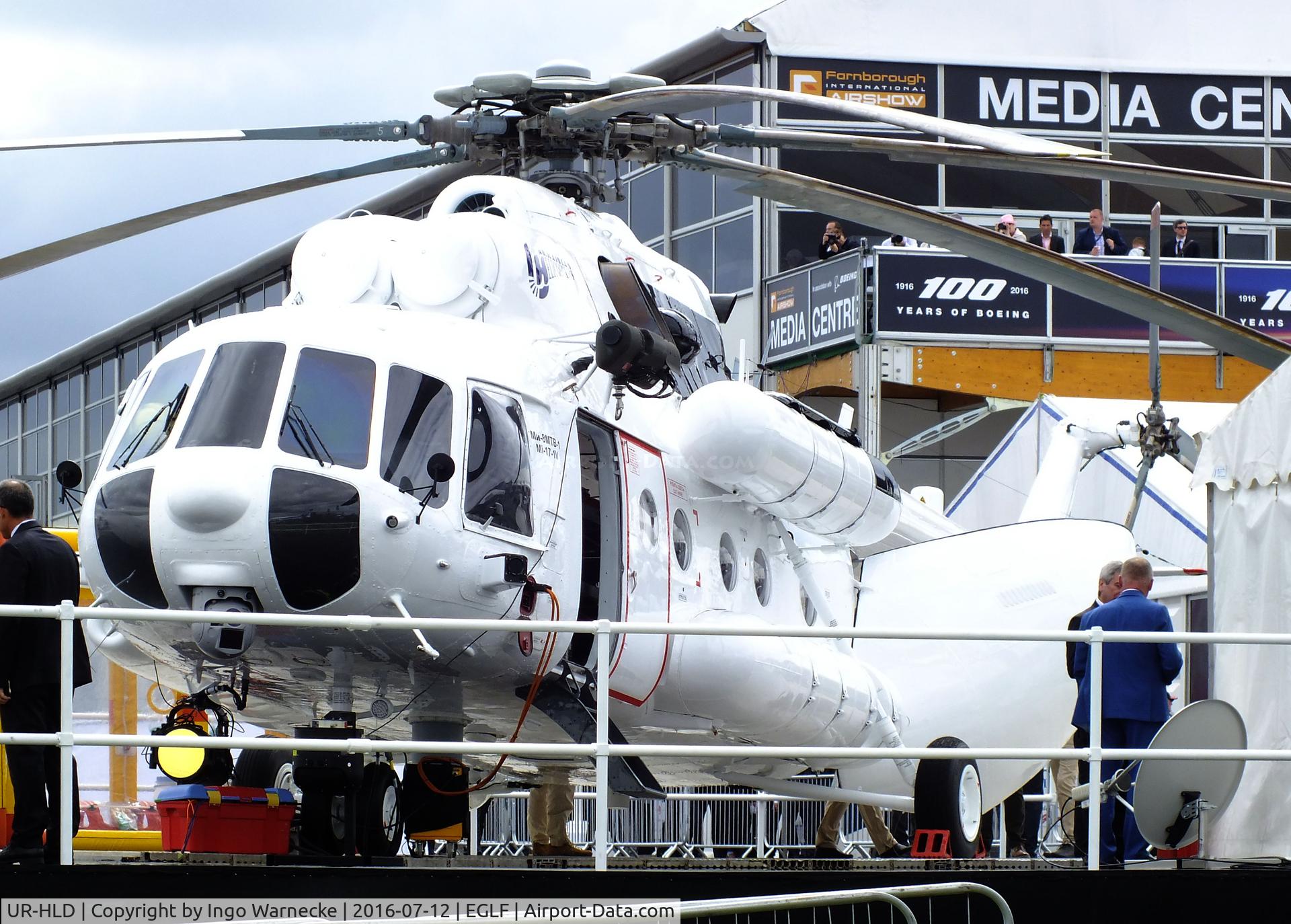UR-HLD, Mil Mi-8MTB C/N 94915, Mil Mi-8MTB-1 / Mi-17-1V HIP at Farnborough International 2016