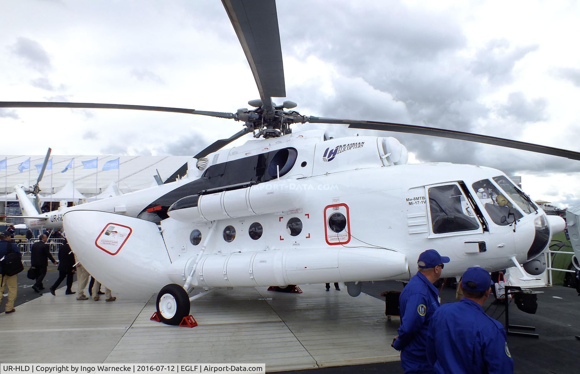 UR-HLD, Mil Mi-8MTB C/N 94915, Mil Mi-8MTB-1 / Mi-17-1V HIP at Farnborough International 2016