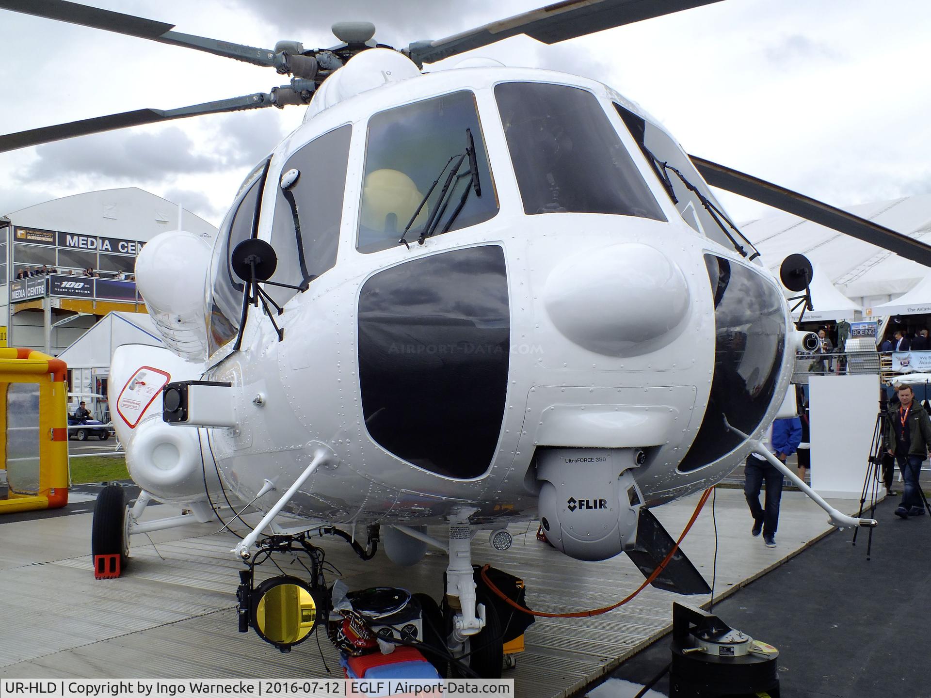 UR-HLD, Mil Mi-8MTB C/N 94915, Mil Mi-8MTB-1 / Mi-17-1V HIP at Farnborough International 2016