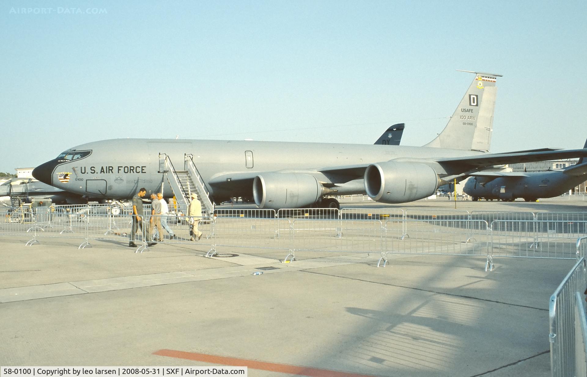 58-0100, 1958 Boeing KC-135R Stratotanker C/N 17845, Berlin Air Show 31.5.2008