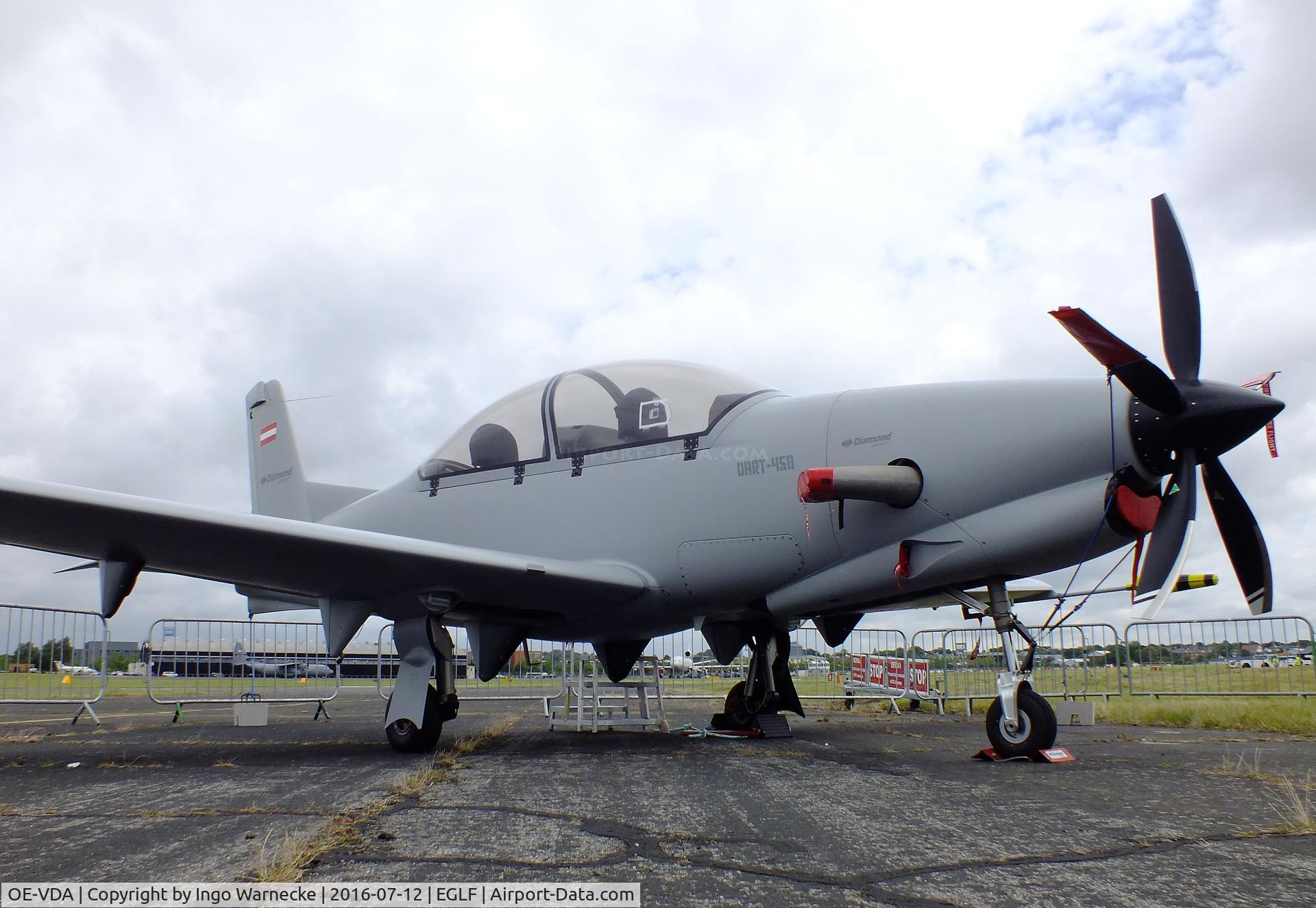 OE-VDA, Diamond DART-450 C/N A-001, Diamond DART-450 first prototype at Farnborough International 2016