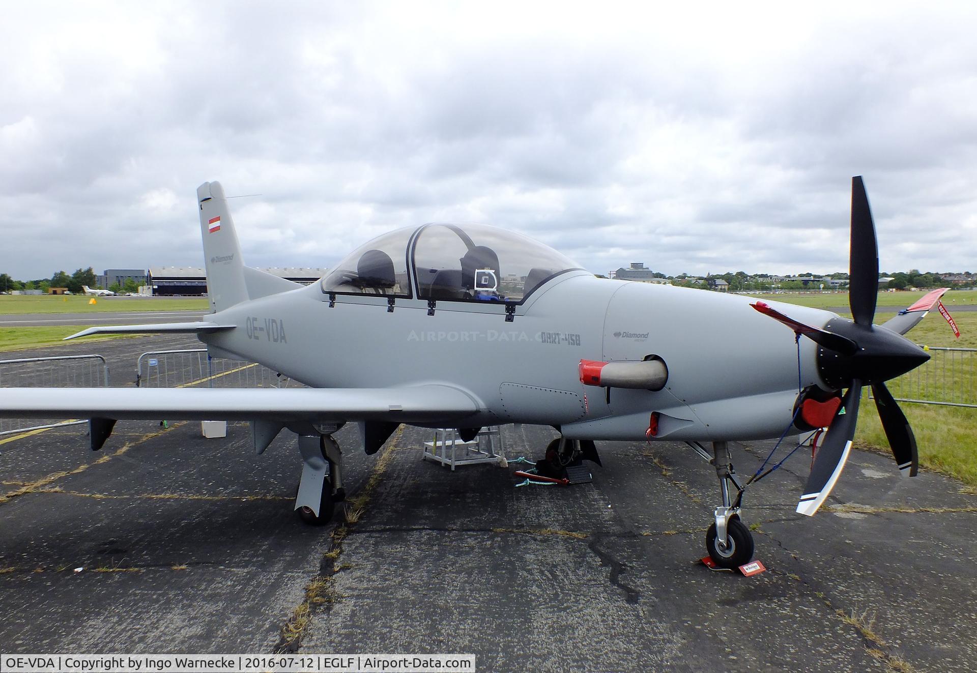 OE-VDA, Diamond DART-450 C/N A-001, Diamond DART-450 first prototype at Farnborough International 2016