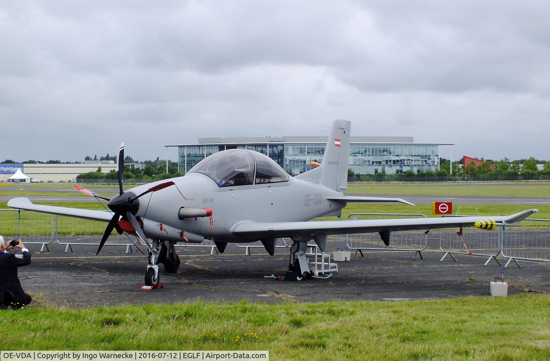 OE-VDA, Diamond DART-450 C/N A-001, Diamond DART-450 first prototype at Farnborough International 2016