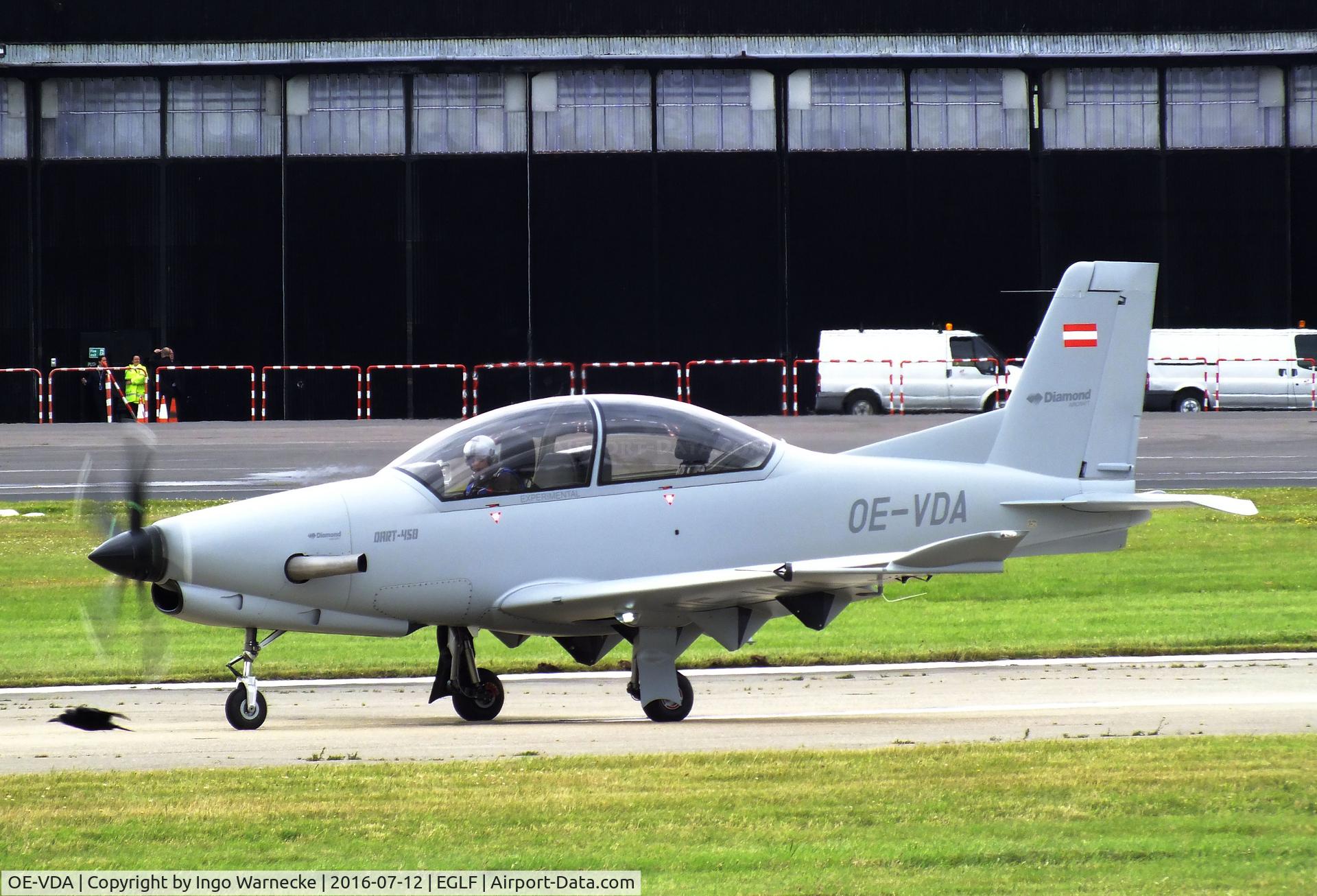 OE-VDA, Diamond DART-450 C/N A-001, Diamond DART-450 first prototype at Farnborough International 2016