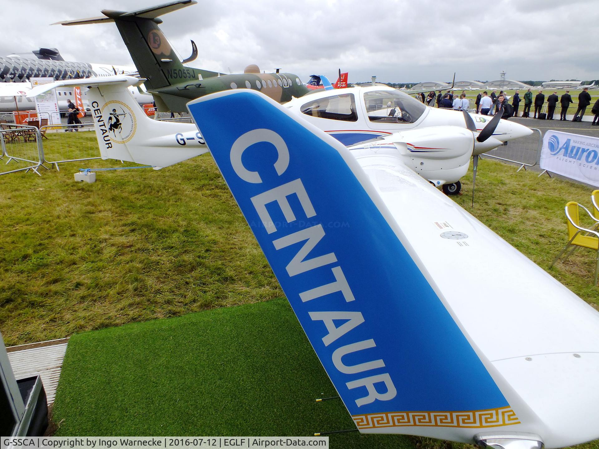 G-SSCA, 2014 Diamond DA-42NG Twin Star C/N 42.N138, Diamond DA-42NG Centaur at Farnborough International 2016