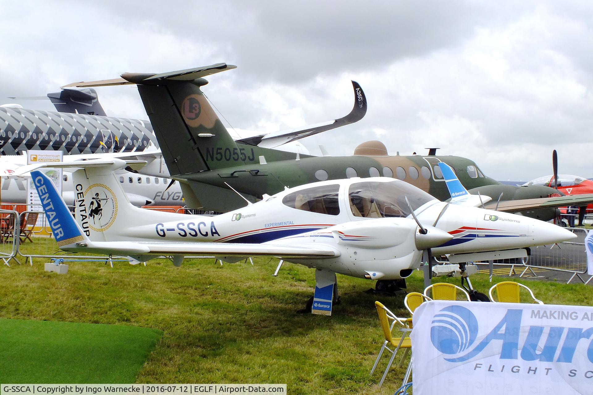 G-SSCA, 2014 Diamond DA-42NG Twin Star C/N 42.N138, Diamond DA-42NG Centaur at Farnborough International 2016