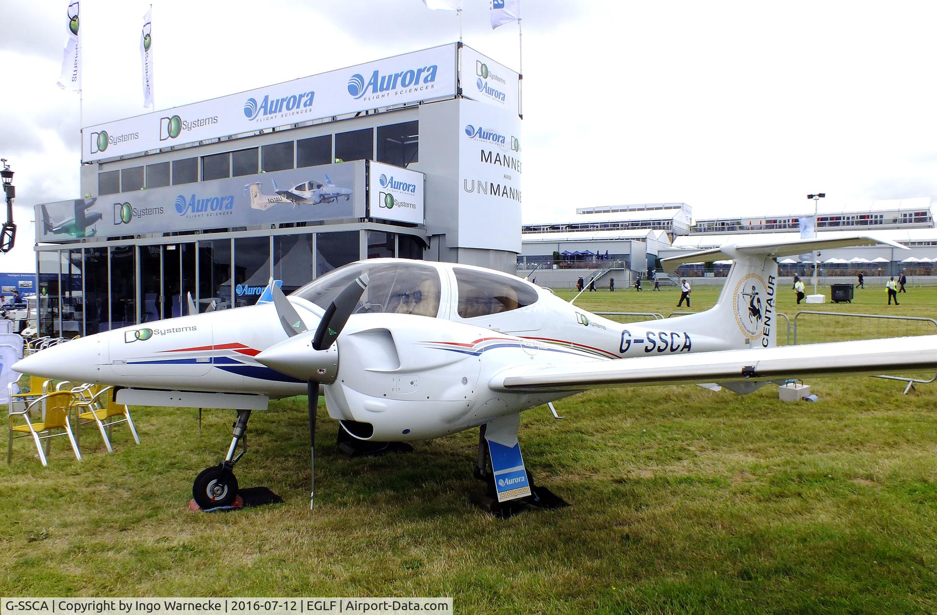 G-SSCA, 2014 Diamond DA-42NG Twin Star C/N 42.N138, Diamond DA-42NG Centaur at Farnborough International 2016
