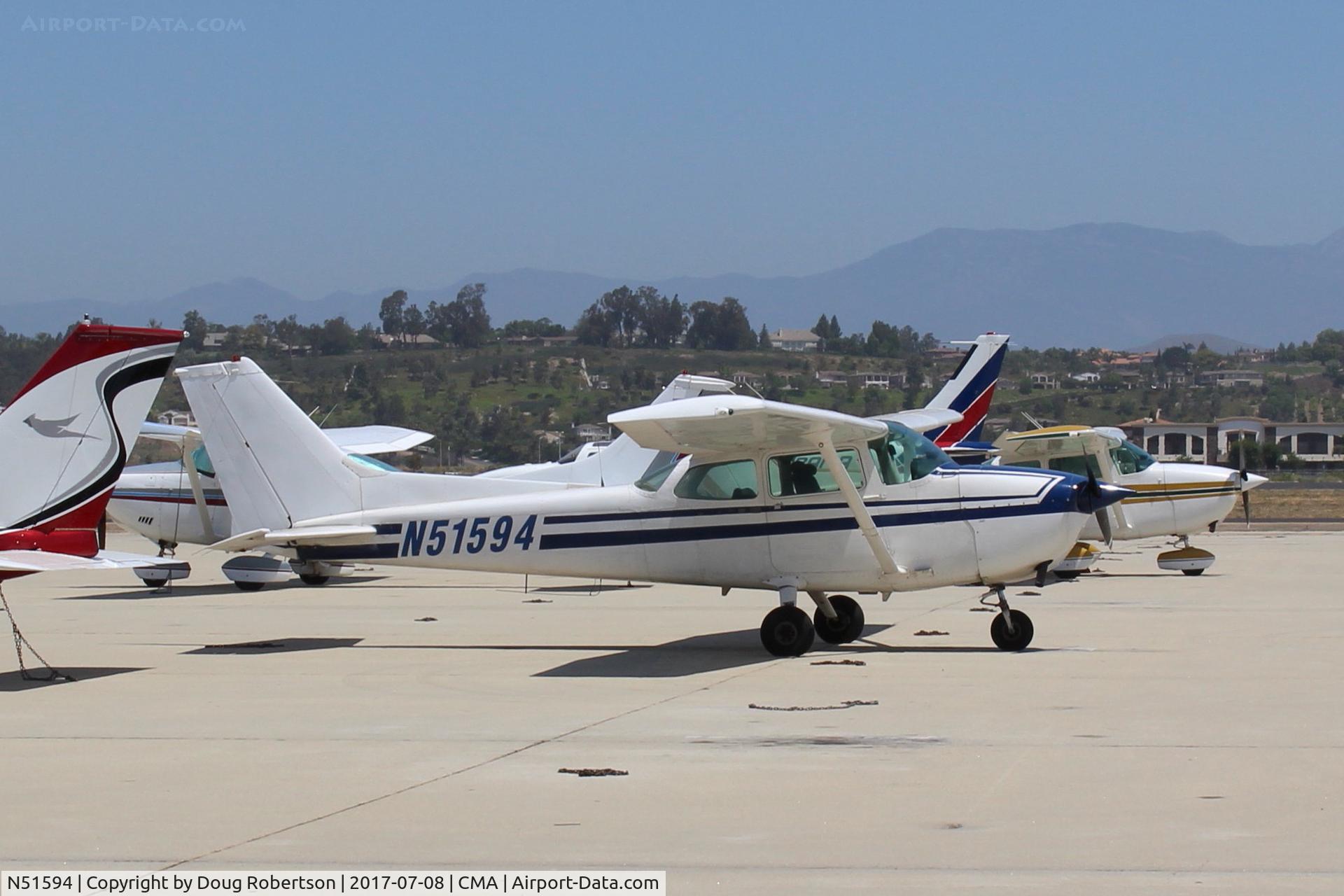 N51594, 1980 Cessna 172P C/N 17274326, 1980 Cessna 172P SKYHAWK, Lycoming IO-320-H2AD 160 Hp