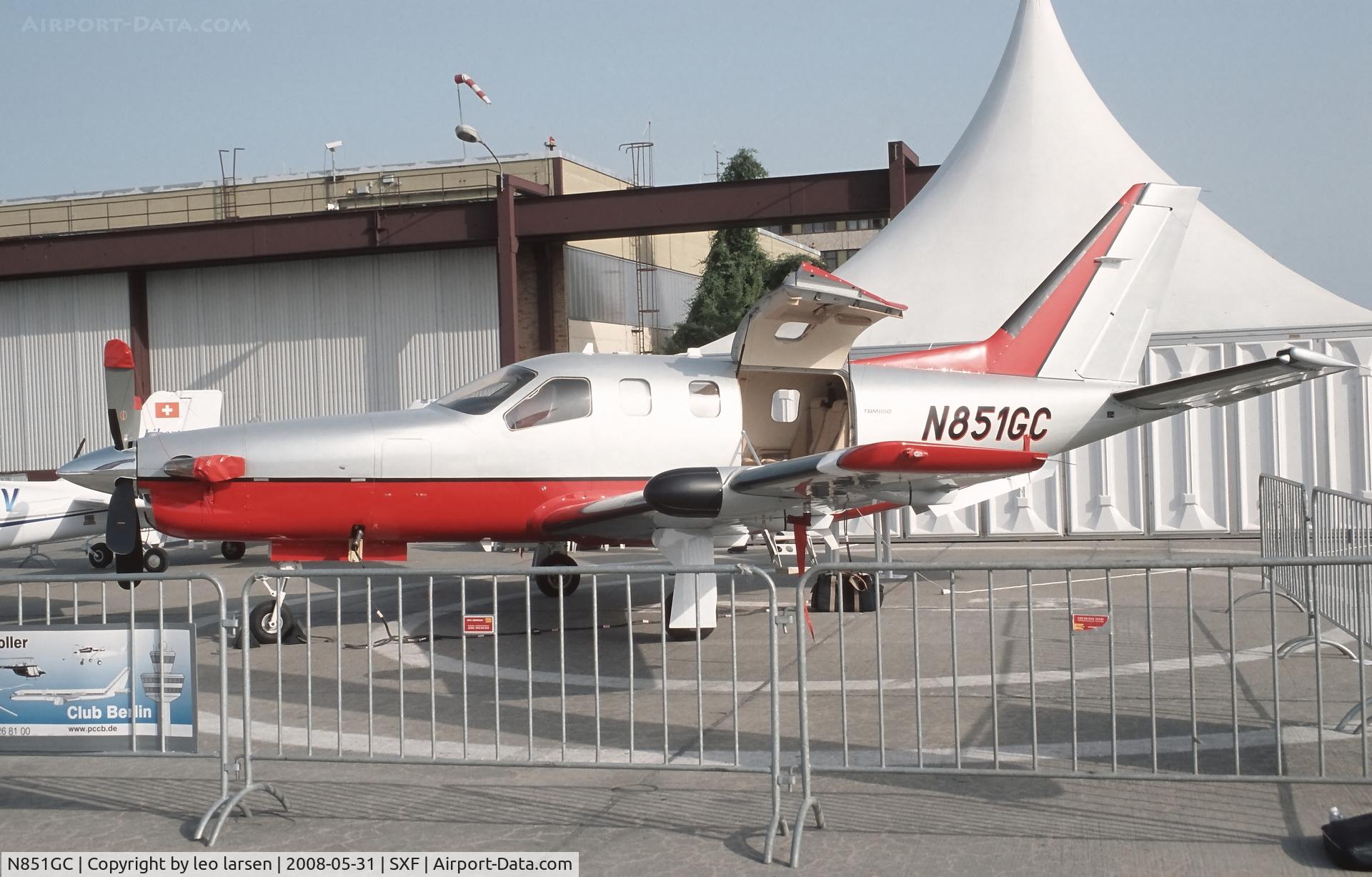 N851GC, 2008 Socata TBM-700 C/N 442, Berlin Air Show 31.5.2008