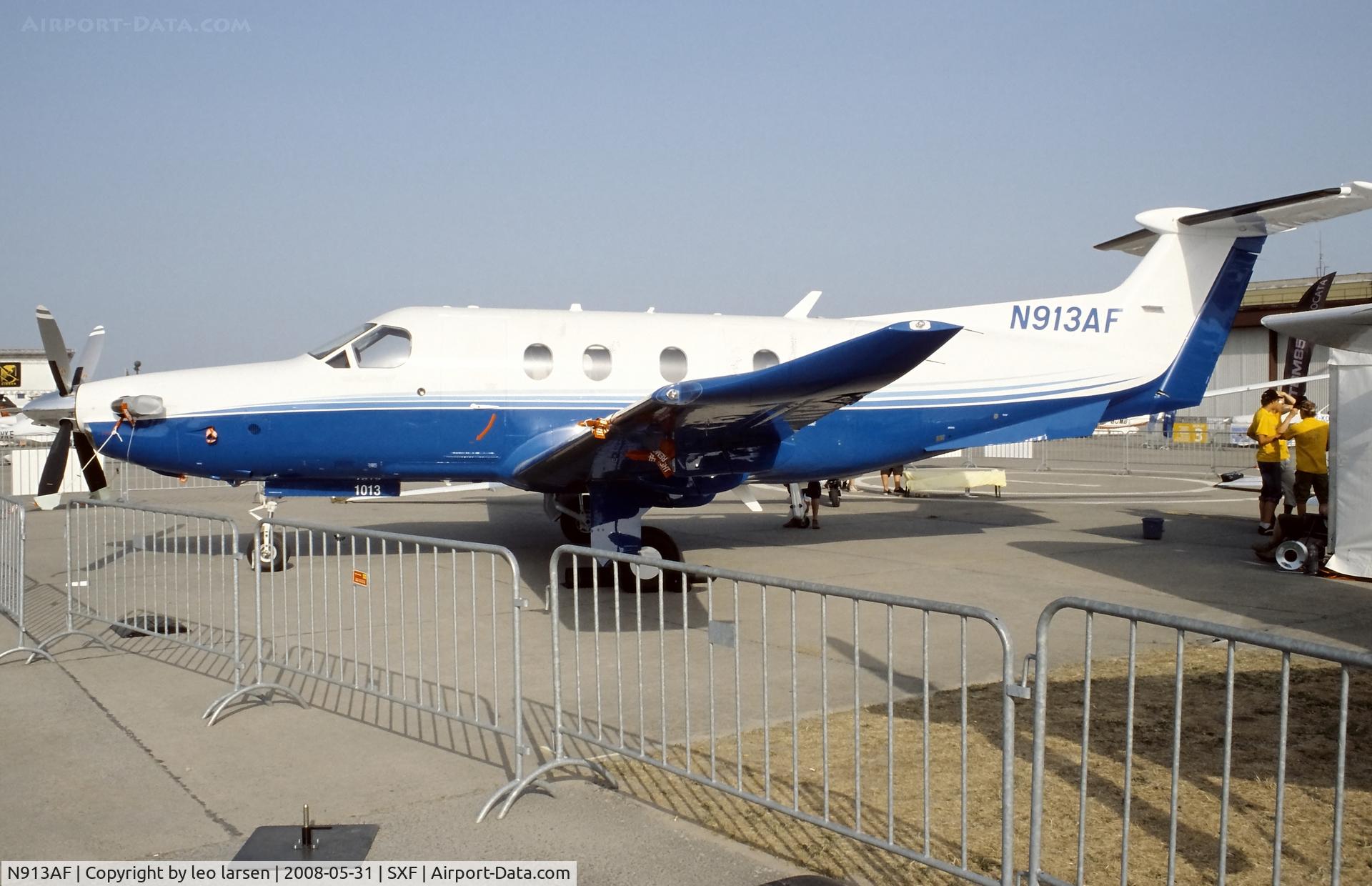N913AF, 2008 Pilatus PC-12/47E C/N 1013, Berlin Air Show 31.5.2008
