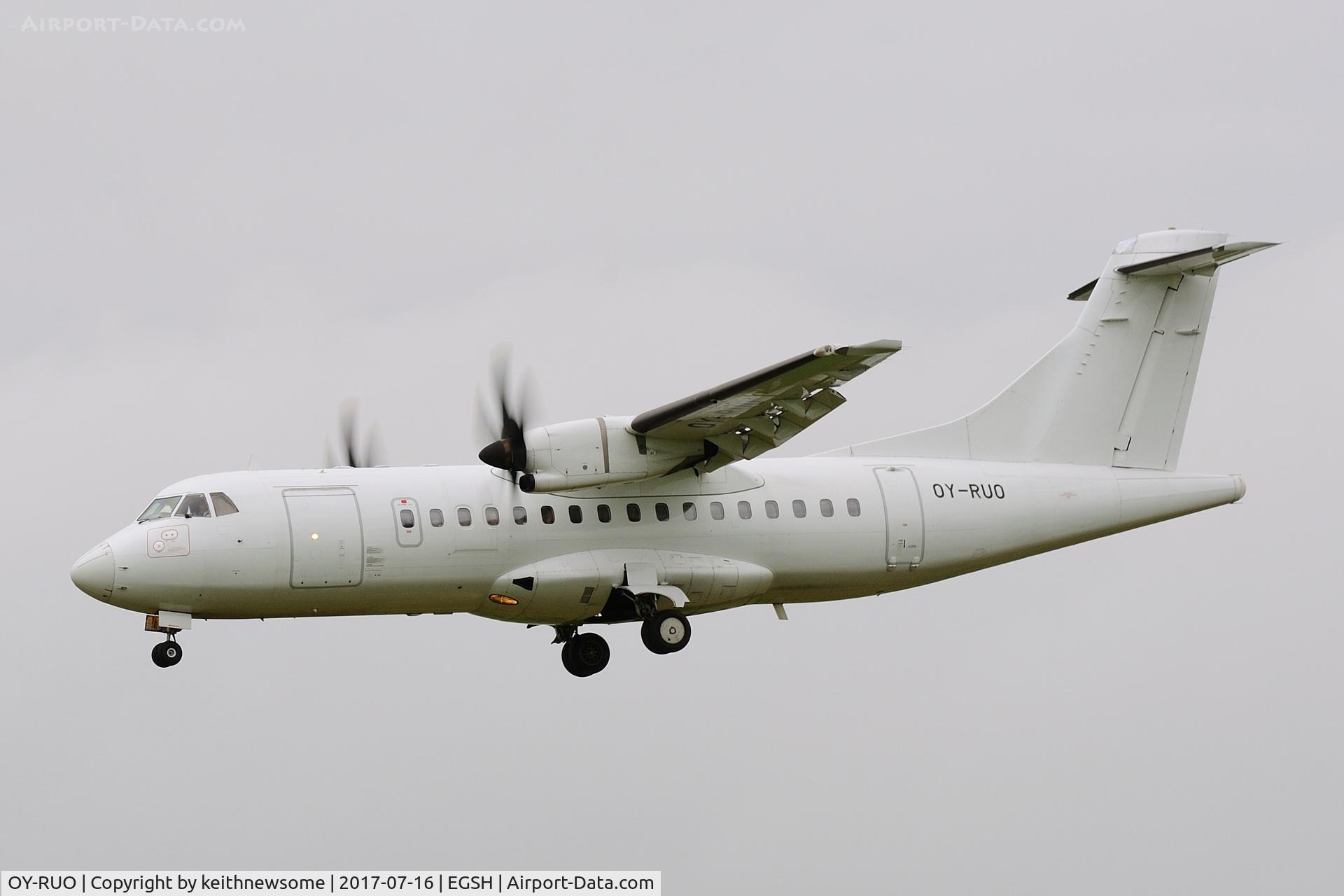 OY-RUO, 1996 ATR 42-500 C/N 514, Arriving from Venice.