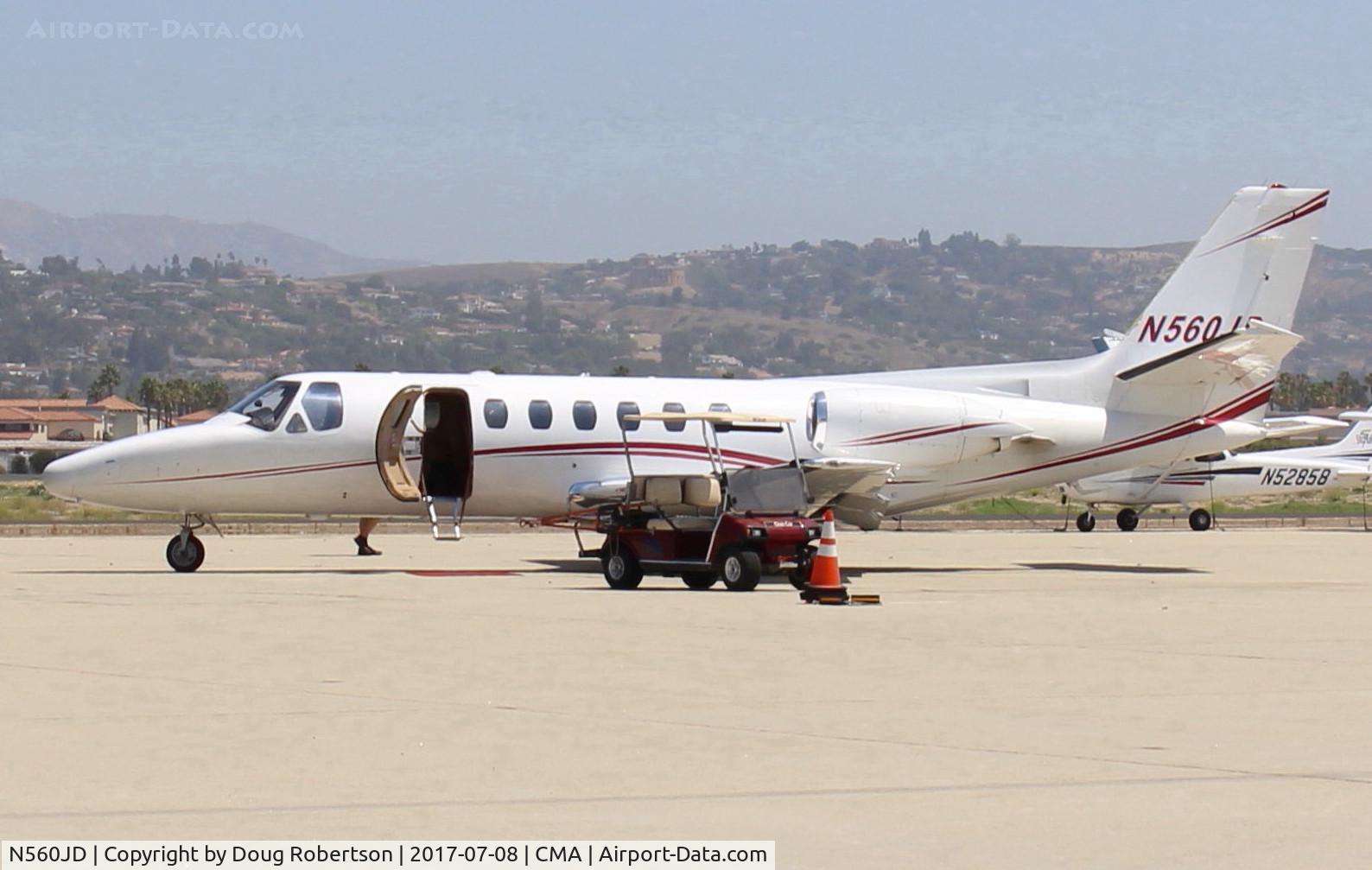 N560JD, 1992 Cessna 560 Citation V Ultra Encore C/N 560-0174, 1992 Cessna 560 CITATION V ULTRA ENCORE, two P&W(C)535A jets 3,360 lb st each, heated wings leading edge de-icing & increased load. Long plane with long name.