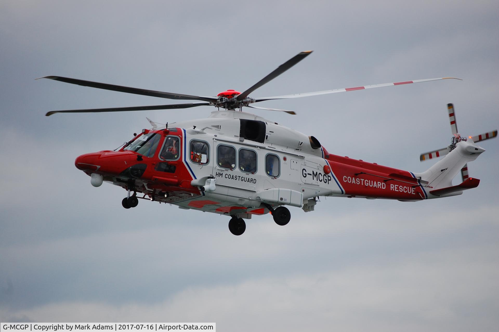 G-MCGP, 2014 AgustaWestland AW189 C/N 92003, Display at Gosport and Fareham Inshore Rescue Open Day
