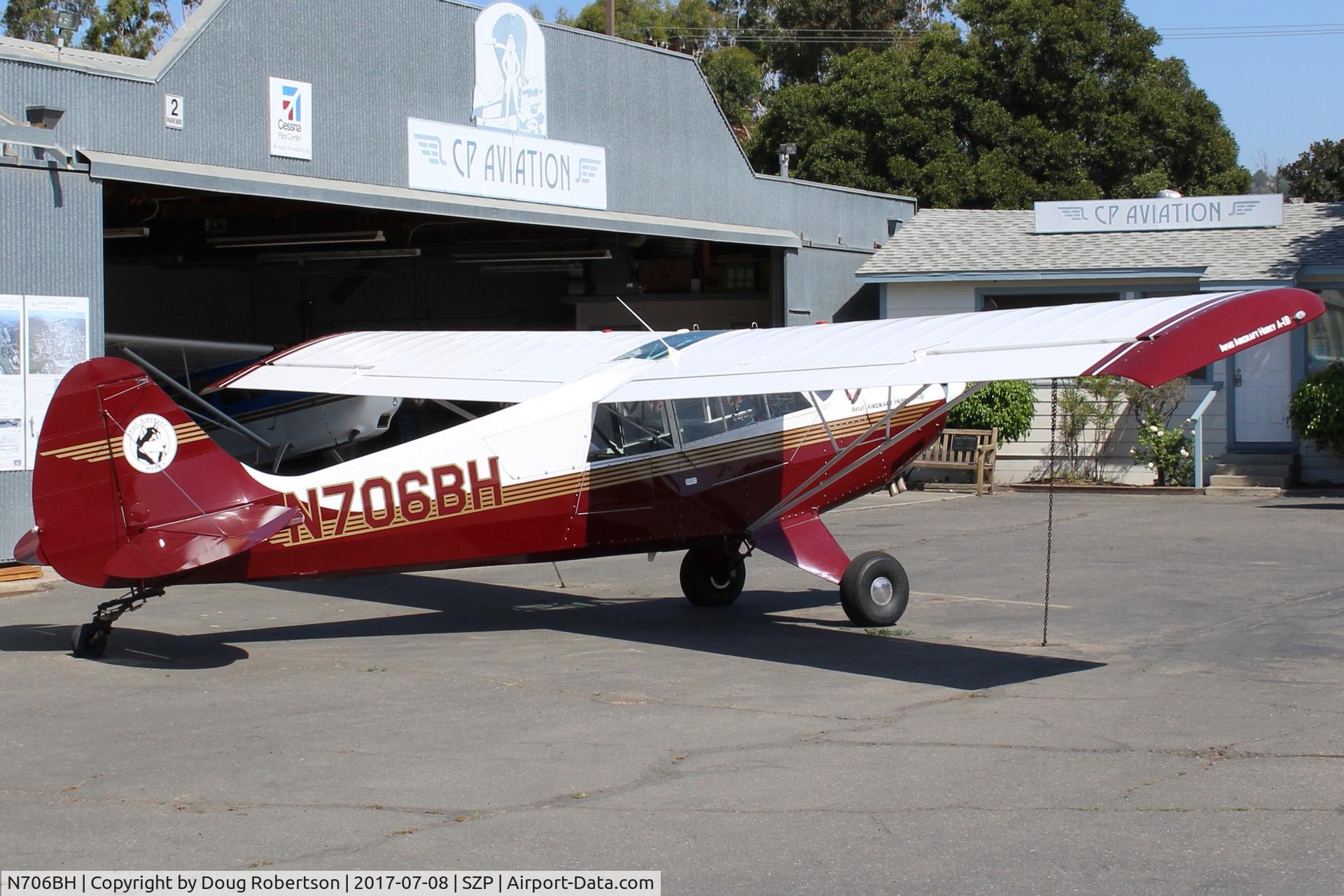 N706BH, 2006 Aviat A-1B Husky C/N 2354, 2006 Aviat A-1B HUSKY, Lycoming IO-360-A1D6 180 Hp, CS prop. One of Barron Hilton's fleet.