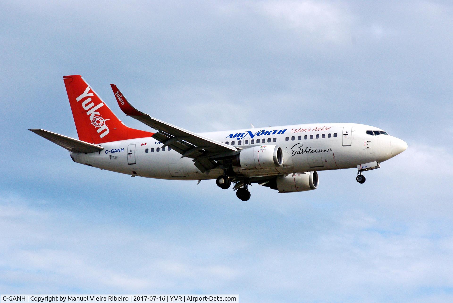 C-GANH, 1993 Boeing 737-505 C/N 27153, With Canada 150 stickers on cowling and 