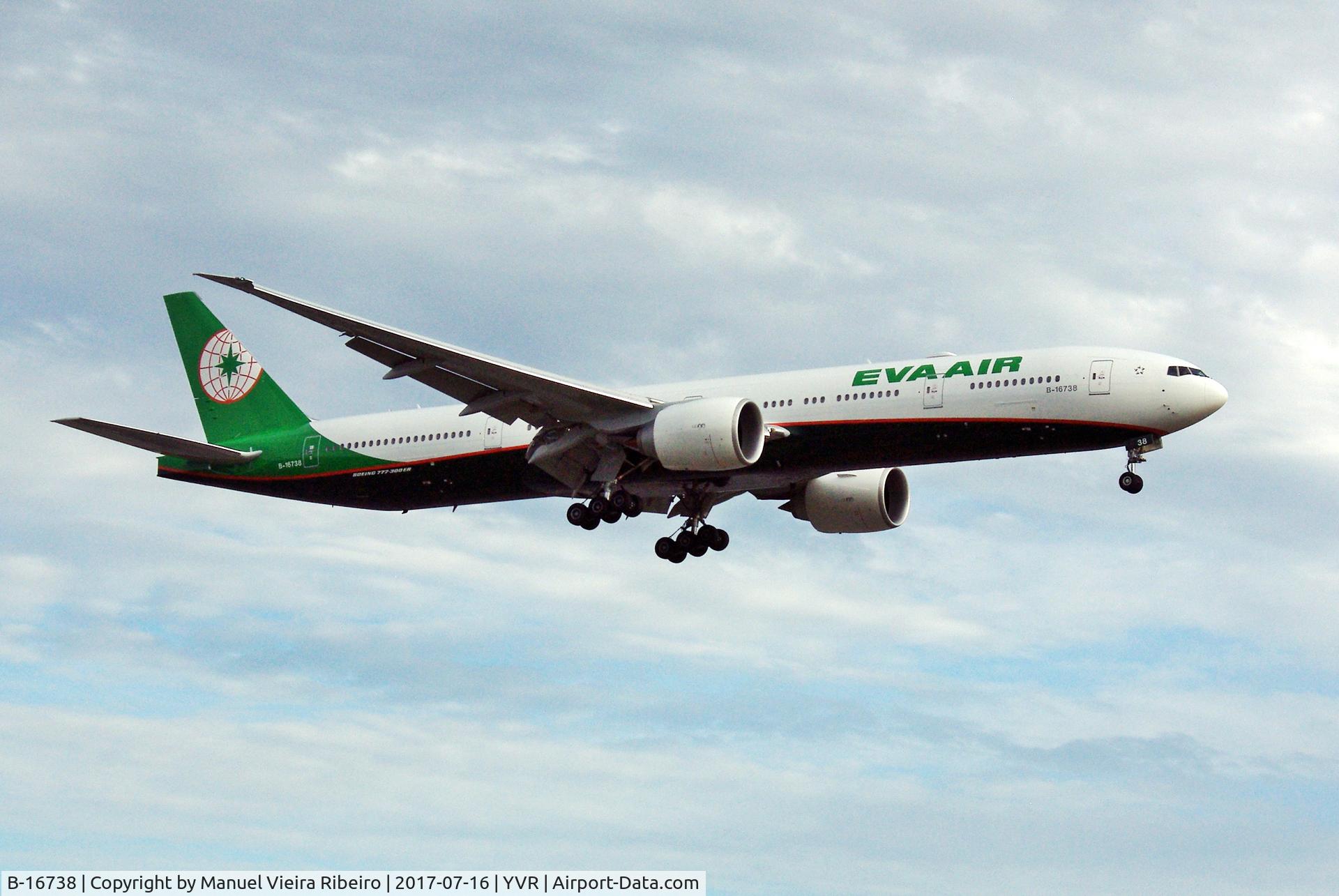 B-16738, 2017 Boeing 777-300/ER C/N 42105, BR10 from Taipei