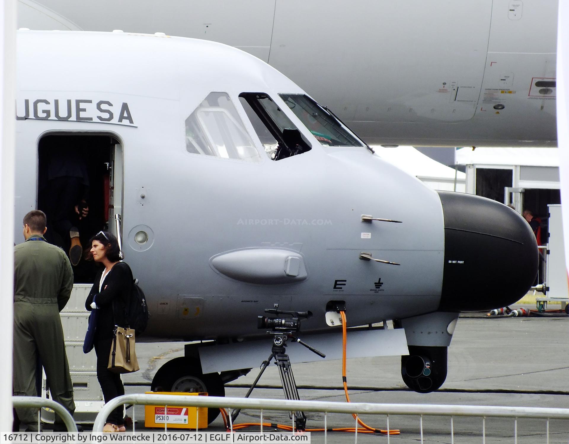 16712, 2009 CASA C-295MPA Persuader C/N S-065, CASA C.295MPA Persuader of the Forca Aerea Portuguesa at Farnborough International 2016