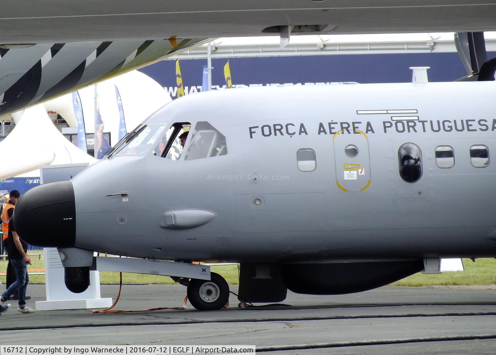 16712, 2009 CASA C-295MPA Persuader C/N S-065, CASA C.295MPA Persuader of the Forca Aerea Portuguesa at Farnborough International 2016