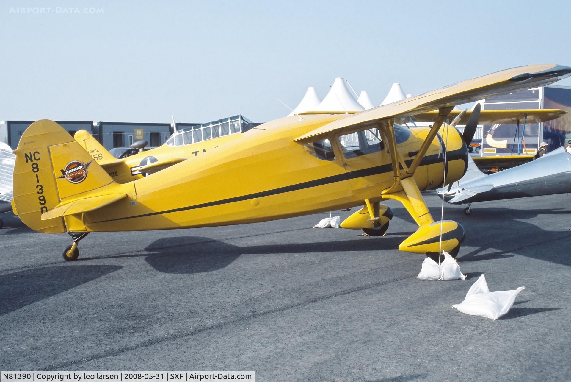 N81390, 1946 Fairchild 24W-46 C/N W46290, Berlin Air Show 31.5.2008