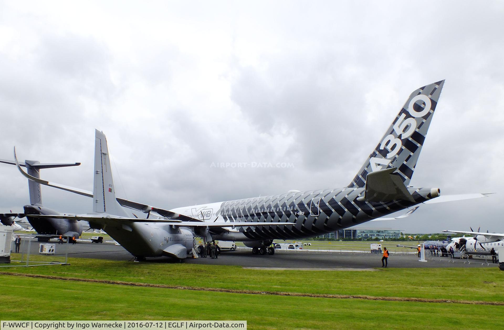 F-WWCF, 2013 Airbus A350-941 C/N 002, Airbus A350-941 at Farnborough International 2016