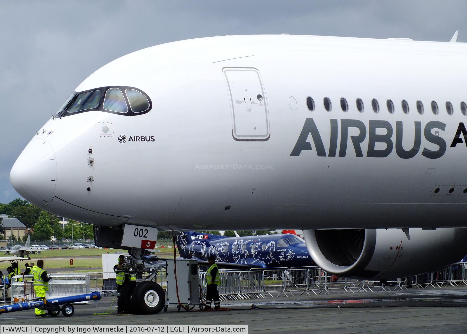F-WWCF, 2013 Airbus A350-941 C/N 002, Airbus A350-941 at Farnborough International 2016