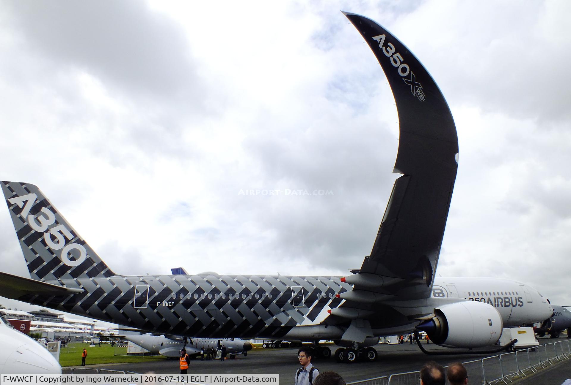 F-WWCF, 2013 Airbus A350-941 C/N 002, Airbus A350-941 at Farnborough International 2016