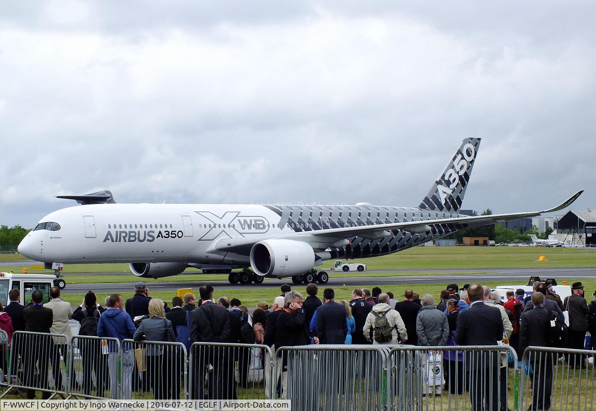 F-WWCF, 2013 Airbus A350-941 C/N 002, Airbus A350-941 at Farnborough International 2016
