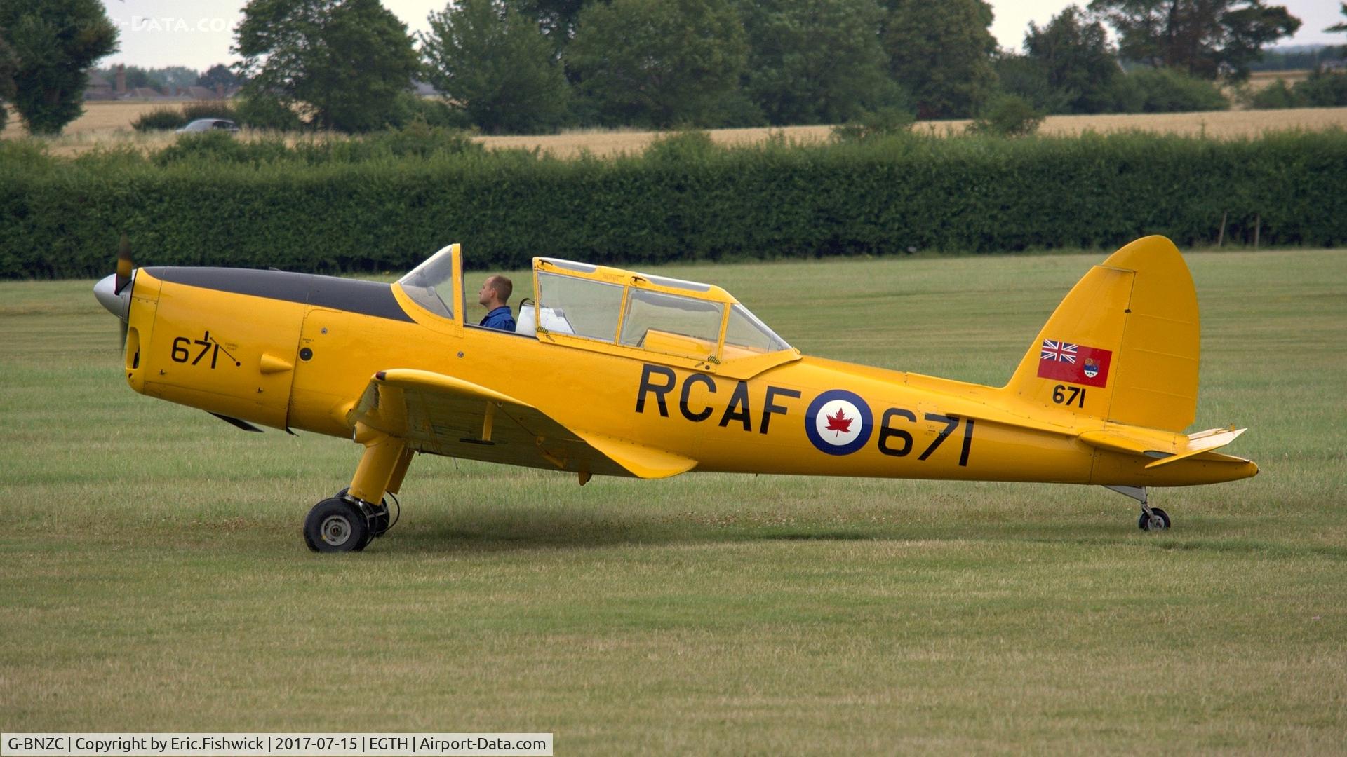 G-BNZC, 1952 De Havilland DHC-1 Chipmunk 22 C/N C1/0778, x. G-BNZC at the Evening Airshow, The Shuttleworth Collection, July, 2017.