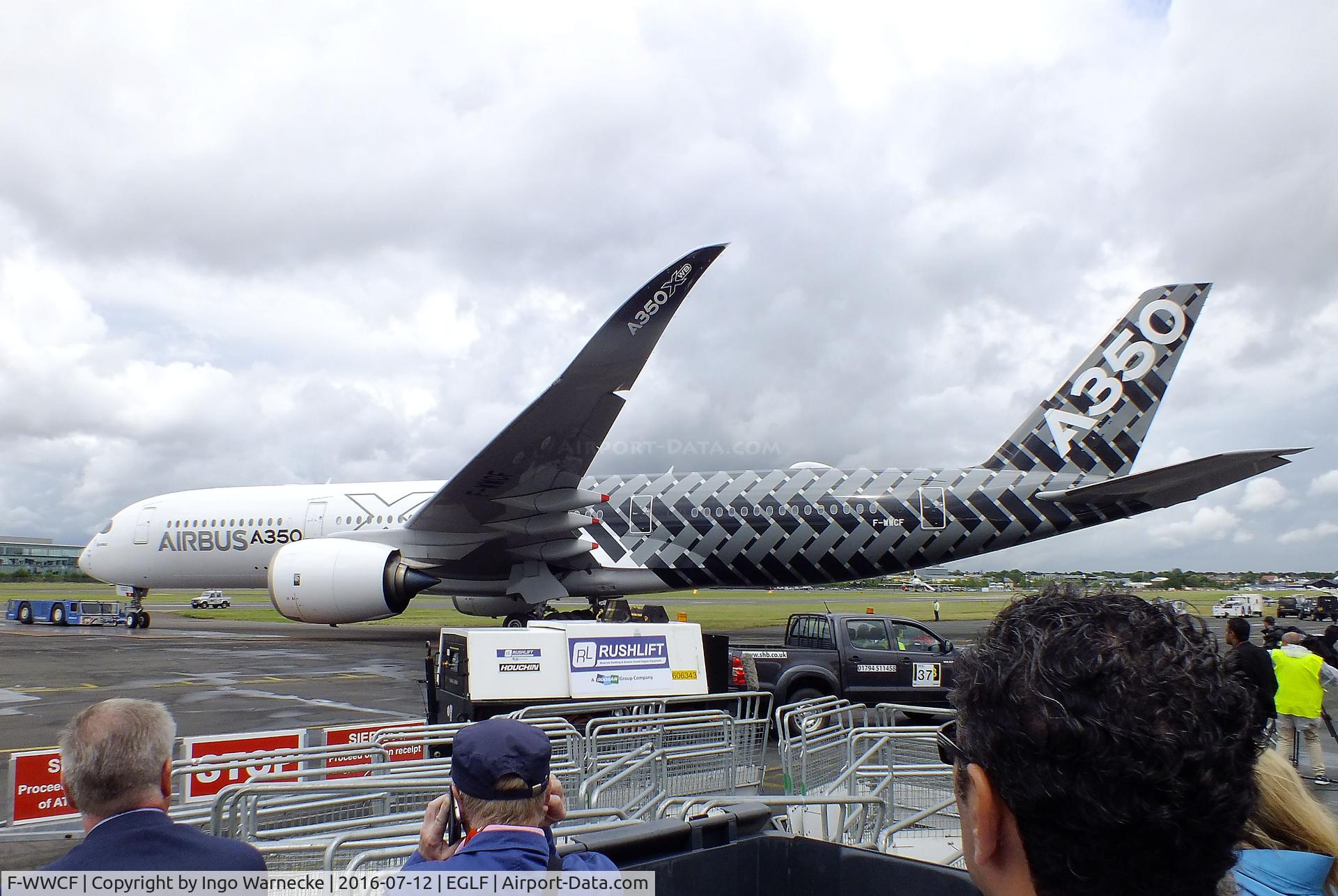 F-WWCF, 2013 Airbus A350-941 C/N 002, Airbus A350-941 at Farnborough International 2016
