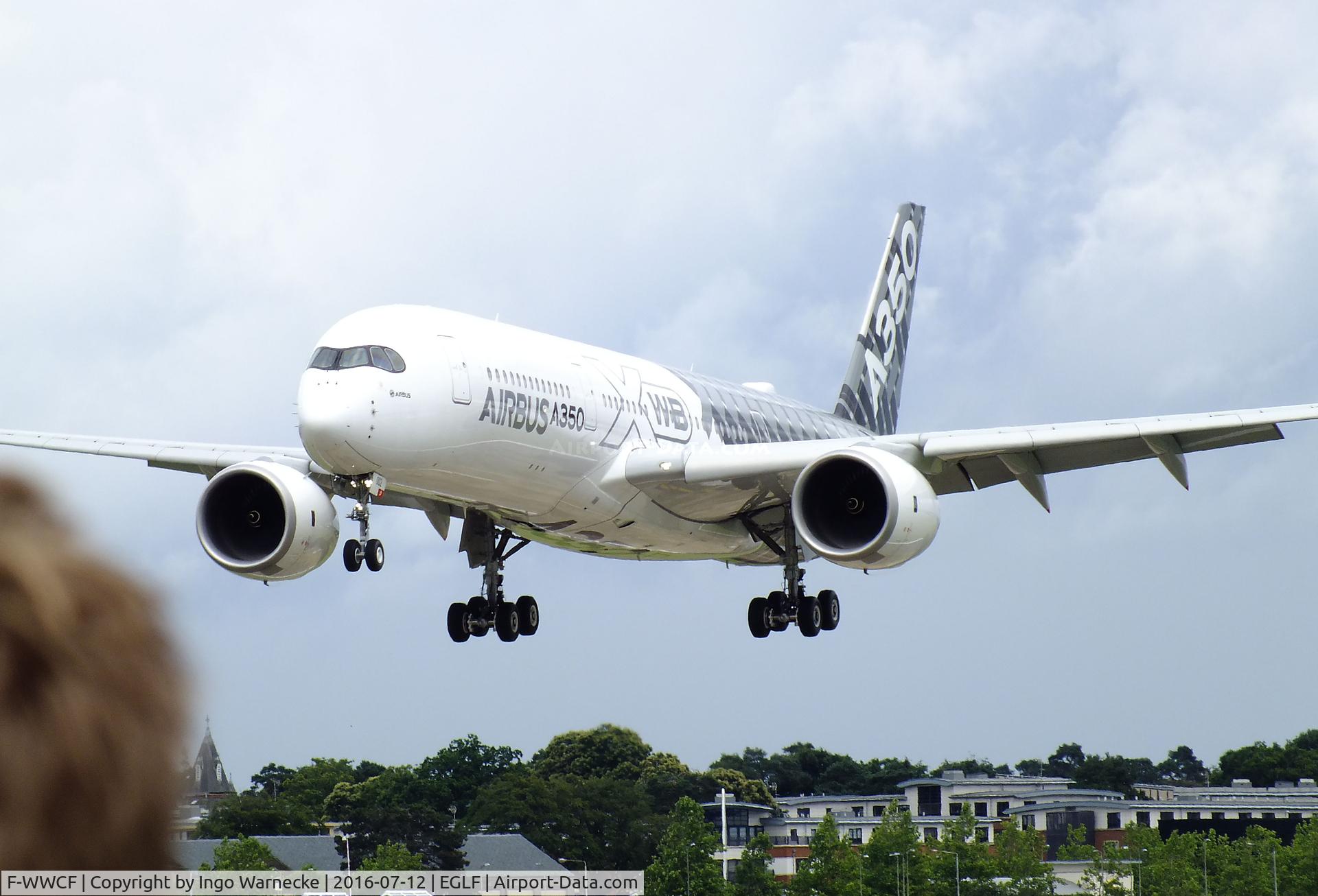 F-WWCF, 2013 Airbus A350-941 C/N 002, Airbus A350-941 at Farnborough International 2016