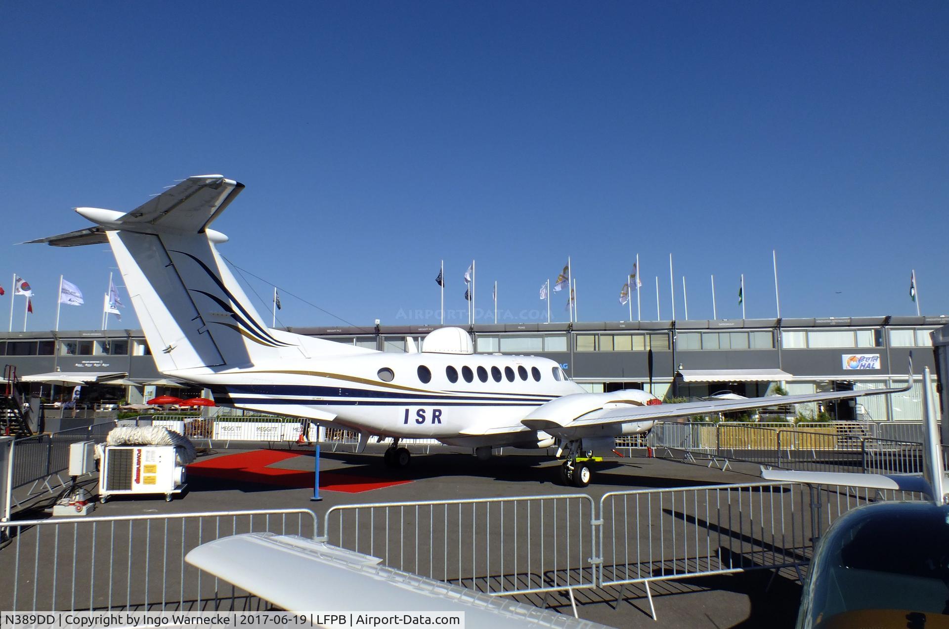 N389DD, Beechcraft 350 Super King Air C/N FL-389, Beechcraft 350 Super King Air ISR at the Aerosalon Paris 2017